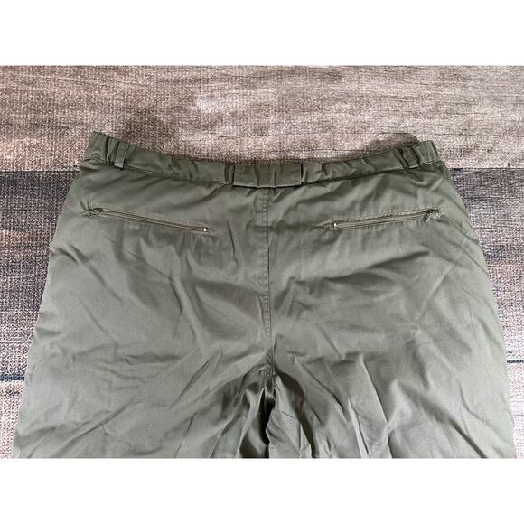 VTG Cabelas Hunting Pants Goose Down Fill Puffer Cargo Brown Mens Sz 3XL 80s 70s - Picture 7 of 8